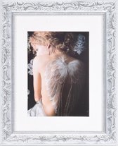 Cadre photo - Henzo - Baroque chic - Format photo 18x24 - Blanc