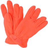 Taz II fleece basishandschoenen van Regatta voor kinderen, Wintersporthandschoenen, vurig koraaloranje