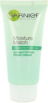 Garnier Moisture Match Mattifying Fresh Cream (voor gecombineerde en vette huid - buitenlandse verpakking)