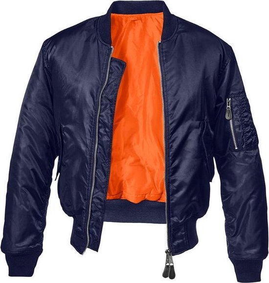 Urban Classics Bomber jacket -3XL- MA1 Blauw