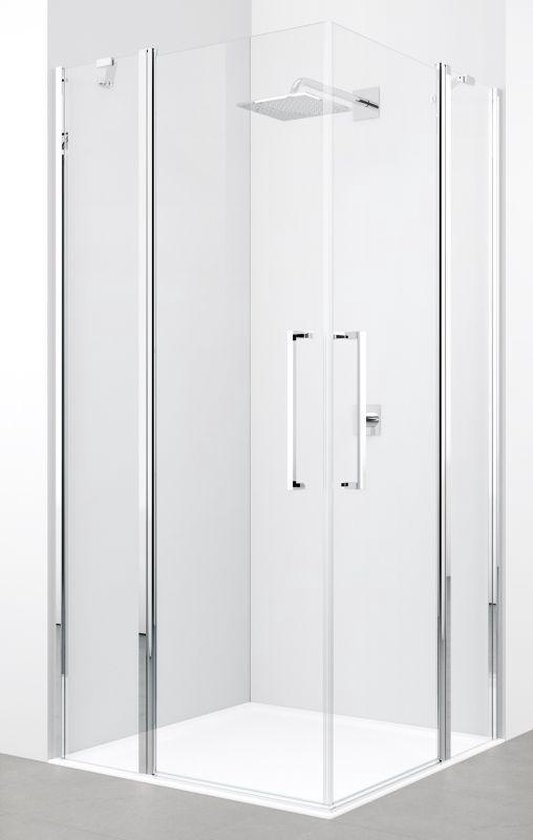 Novellini Young 2.0 1BSV – Paroi De Douche à Soufflet 120x150 Cm Pour Baignoire, Gauche, Verre Transparent Et Profil Chromé