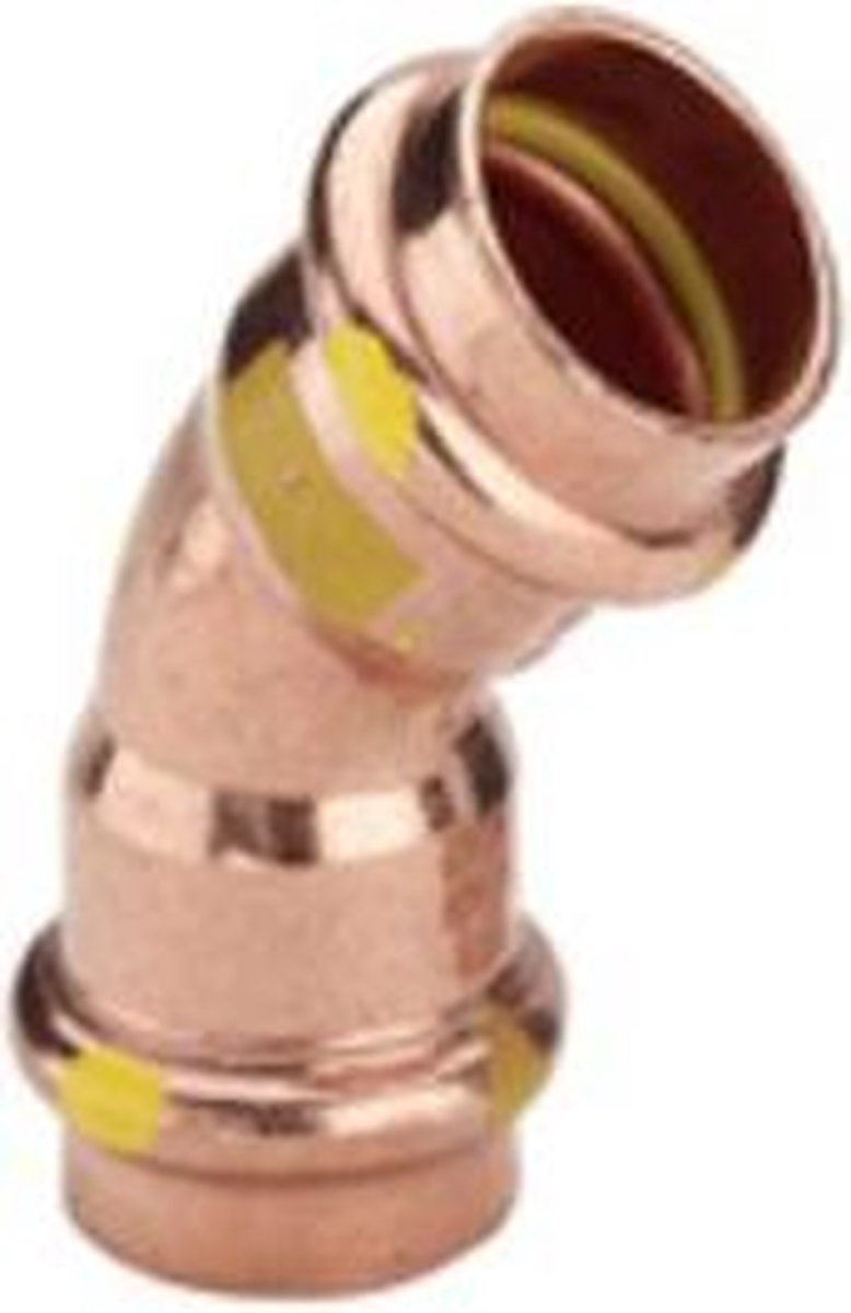 Viega Profipress bocht - 42 mm 45 gr gas