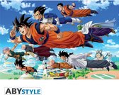 DRAGON BALL SUPER - Affiche 91X61 - Groupe Goku