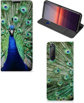 Etui pour téléphone portable Sony Xperia 5 II Wallet Book Case Peacock