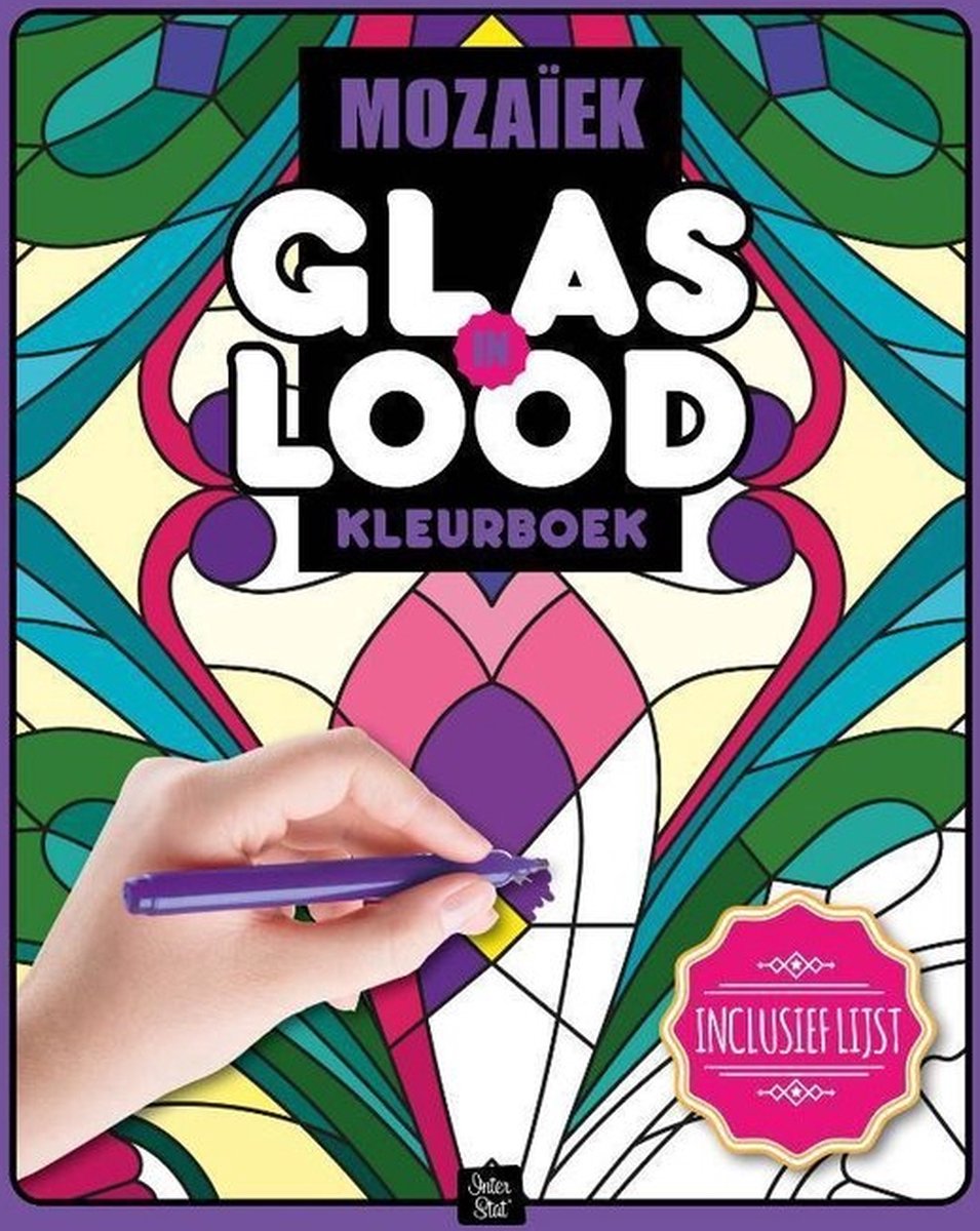 Mozaïek Glas in Lood Kleurboek - Interstat