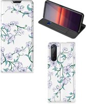Smart Cover Sony Xperia 5 II Telefoonhoesje Blossom White