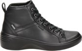Ecco Soft 7 Wedge dames veterboot - Zwart - Maat 37
