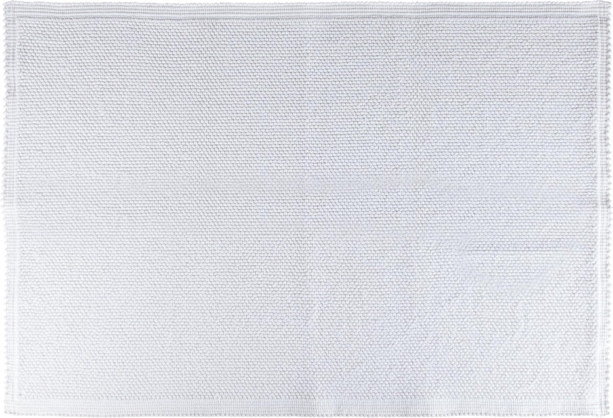 House in Style Luxe badkameruitloper Kreta Katoen, 50 x 80 cm, wit