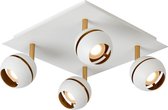 Lucide BINARI Plafondspot - LED - 4x4,8W 2700K - Wit
