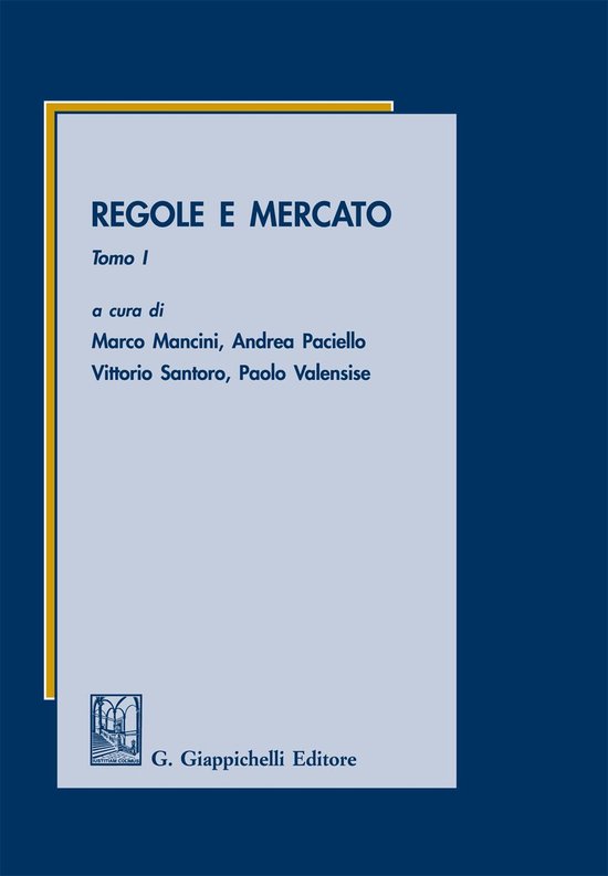 Regole e mercato - cover