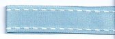 SR1207-06 Ribbon 16mm 20mtr with white stitched end (06) light blue