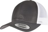 Flexfit - YP CLASSICS 360 OMNIMESH CAP 2-TONE charcoal/white one size Pet - Grijs/Wit