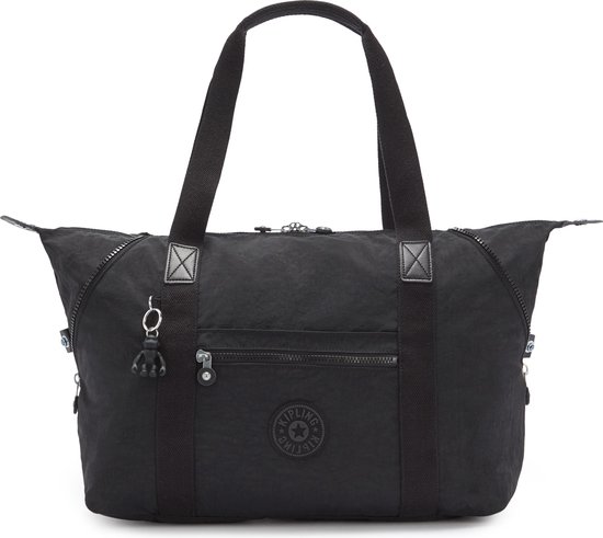 kipling Sac de voyage Sac de sport Eyes Wide Open Art M Travel Tote M Black Noir