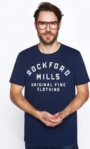 Rockford Mills Heren T-shirt Blauw - Maat L