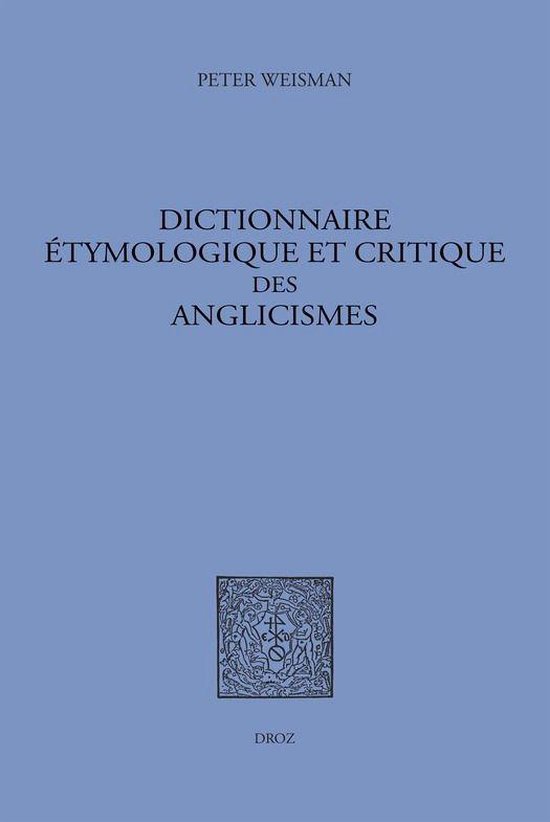 Langue et Cultures - Dictionnaire étymologique et critique  ... - cover