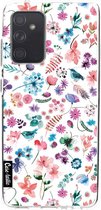 Casetastic Samsung Galaxy A52 (2021) 5G / Galaxy A52 (2021) 4G Hoesje - Softcover Hoesje met Design - Flowers Wild Nature Print