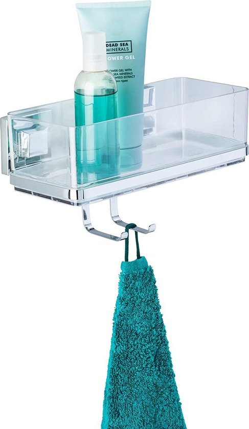 Wenko Doucherek Vacuum-loc Quadro 25,5 X 15 Cm Rvs Chroom