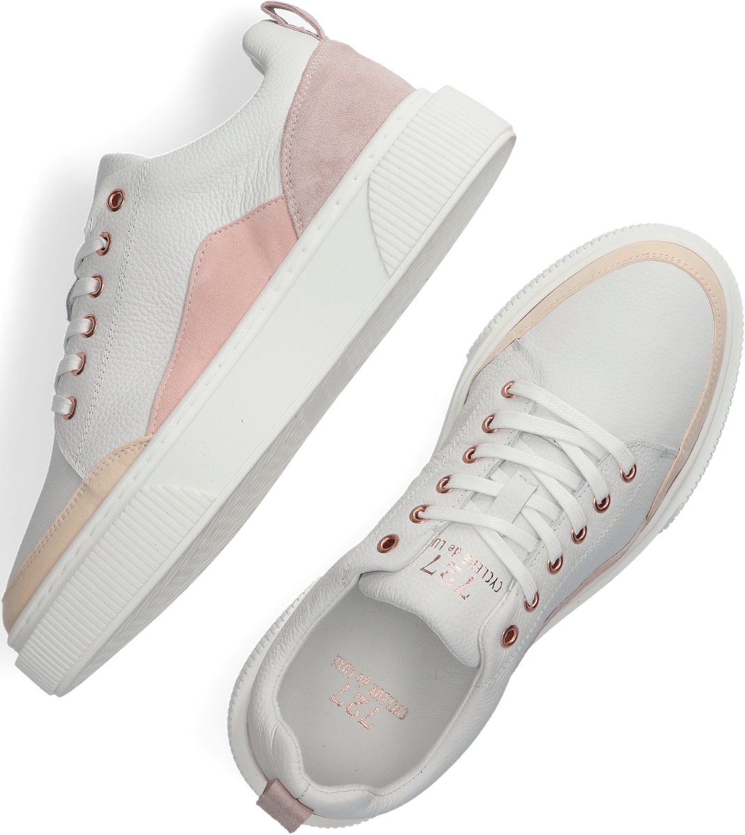 Cycleur de Luxe Dames Lage sneakers Sofia - Wit - Maat 37 | bol