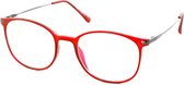 Leesbril Ofar Office Multifocaal CF0003C rood met blauwlicht filter +1.00