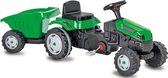 Jamara Traptractor Strong Bull Met Aanhanger 144 X 53,5 Cm Groen