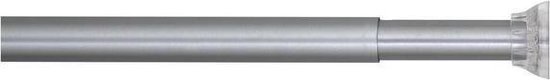 Sealskin Douchegordijnstang - 155-255 cm - Mat aluminium