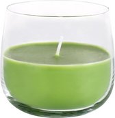 Duni Kaars In Glas Ellie 68 X 70 Mm Wax/glas Groen