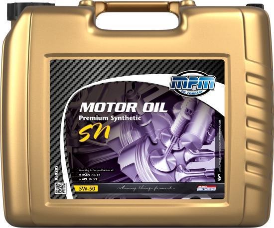 MOTOR OIL 5W-50 PREMIUM SYNTHETIC SN 20 LITER 05020S 05020S | bol.com