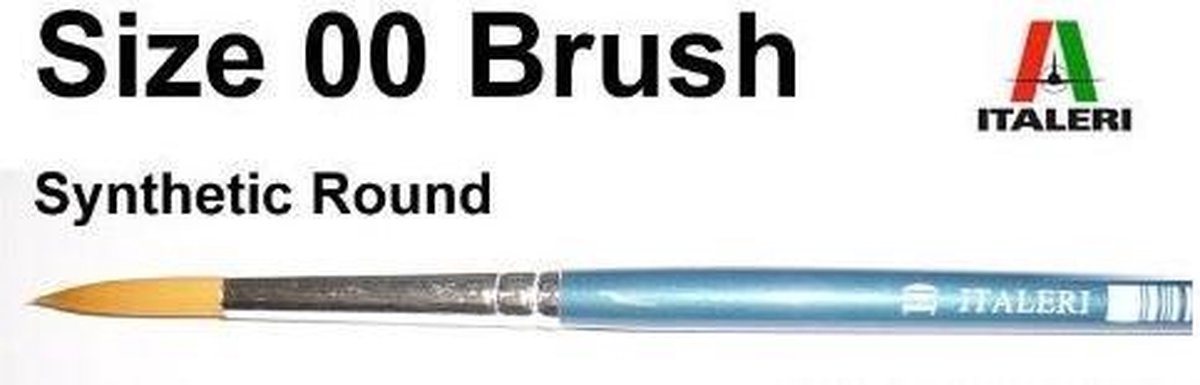 Italeri 00 Brush Synthetic Round (Ita51202) modelbouwsets hobbybouwspeelgoed voor kinderen modelverf en accessoires
