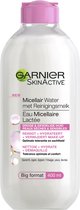 Garnier SkinActive Micellair Reinigingswater met Reinigingsmelk voor de Droge & Gevoelige Huid - 400ml - Verzachtend en Reinigend Micellair Water