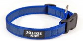 Julius-k9 verstelbare halsband 25mm Blauw/grijs 39-65cm