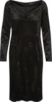 Vmheart l/s midi dress Black.