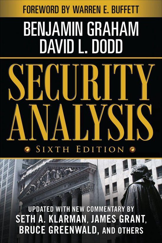 Security Analysis: Sixth Edition, Foreword by Warren Buffett - cover