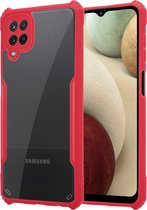 Shieldcase Samsung Galaxy A12 bumper case - rood