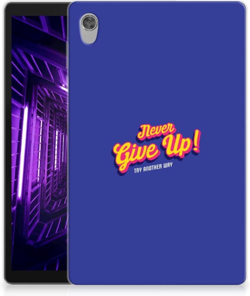 Lenovo Tab M10 HD (2de generatie) Back cover met naam Never Give Up