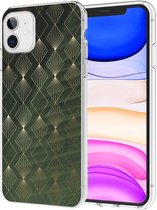 iMoshion Design voor de iPhone 11 hoesje - Patroon - Groen / Goud