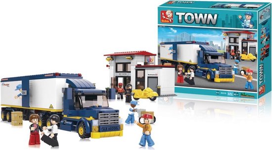 Sluban Town New Year – Set Cavallo E Slitta – Mattoncini Compatibili – Multicolore – M38-B0889C