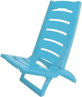 Opklapbare Strandstoel 37x79 cm Azure