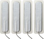 4 x Long Self Adhesive Pads 1.5cm x 7.5cm - Electric Stim Device - white - Discreet verpakt en bezorgd