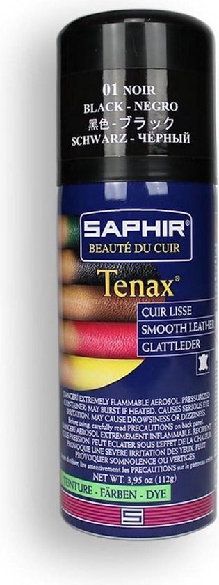 Saphir Tenax Lederverf - spuitbus - 400 ml, Saphir 021 wit