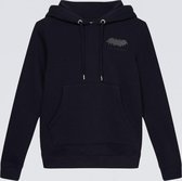 zoe karssen - dames -  hoody met zak -  marine - s