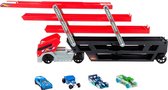 Hot Wheels Megatruck met 4 Auto's