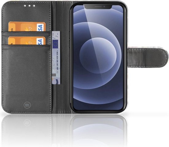 Tenphone Etui Coque pour Apple iPhone 12 Mini Portefeuille Sabots