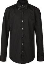 WE Fashion Regular Fit Jongens Overhemd - Black - Maat 122/128