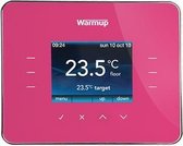 Warmup 3iE thermostaat | Kleur: Diep roze | ALLEEN geschikt voor elektrische vloerverwarming