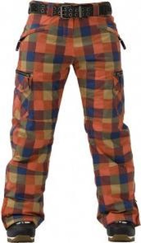 Rehall Joyce snowpant checks | hot coral_S