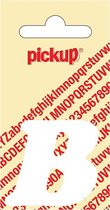Pickup plakletter CooperBlack 40 mm - wit B