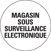 Pickup Pictogram rond diameter 20 cm - Magasins sous surveil. elect