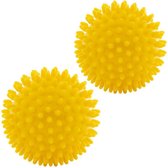 ScSPORTS® Massage bal - Set van 2 - Voor triggerpoints - 8 cm - Geel - Egelbal