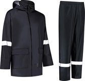 Dapro PU Hydrolite Regenpak - Maat XL - Marineblauw - Vlamvertragend en antistatisch