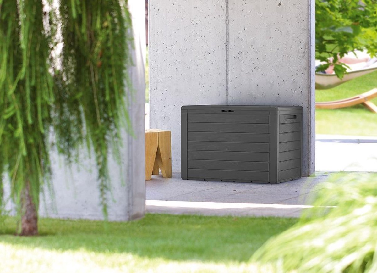 MaxxGarden Kussenbox - opbergbox voor kussens Rotan 340L - 120x57x63cm